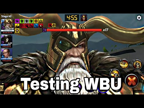 Lvl. 60 Odin With New Uniform Testing [WBU] - Marvel Future Fight