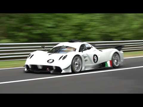 Pagani Huayra R with UNRESTRICTED Exhaust SOUNDS at Circuit Spa Francorchamps!