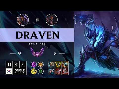 Draven Mid vs Lucian - KR Master Patch 14.13