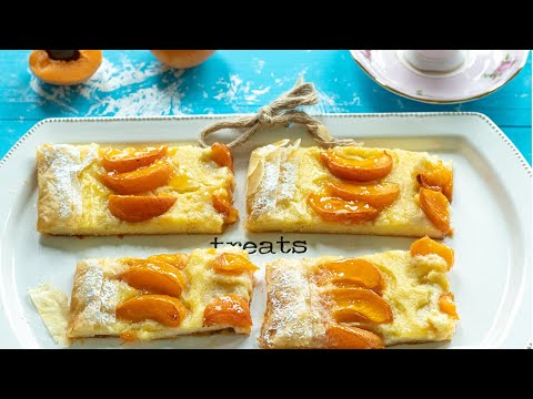 Greek Style Apricot Summer Tart: Galatopita Custard Pie