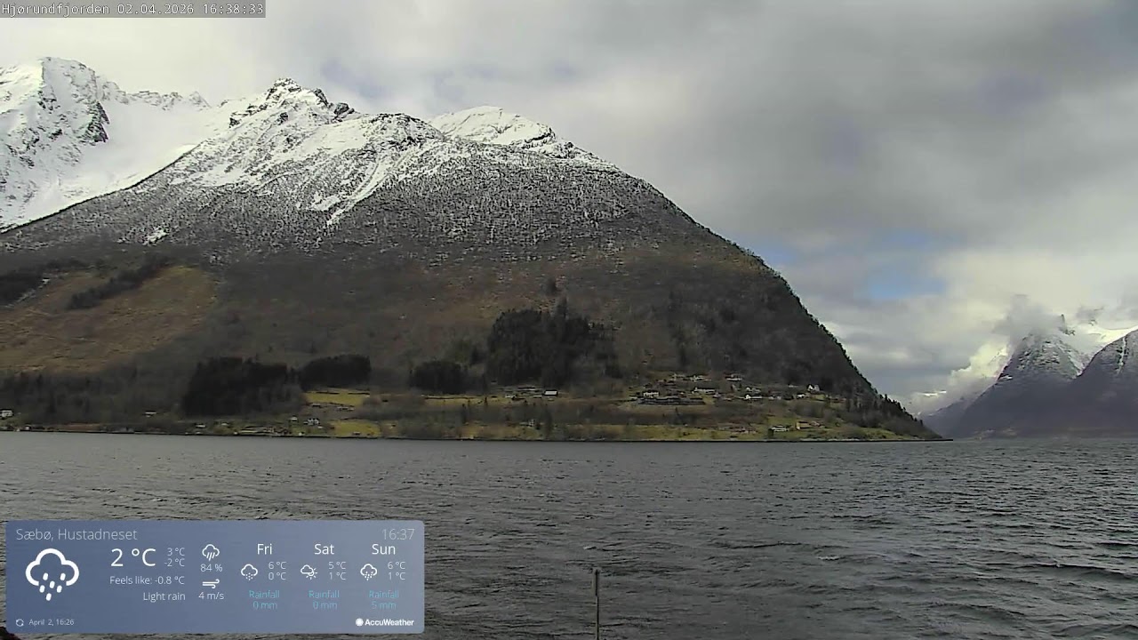 Hjorundfjorden Live webcam — Hjorundfjorden, Norway