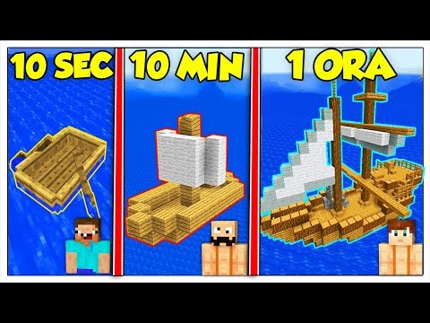 QUANTO CI METTI A COSTRUIRE UNA NAVE? - Minecraft ITA