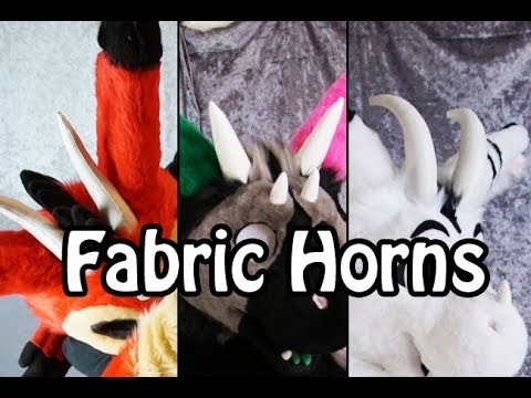 //Tutorial #19// Fabric Horns for Fursuits + PDF Pattern