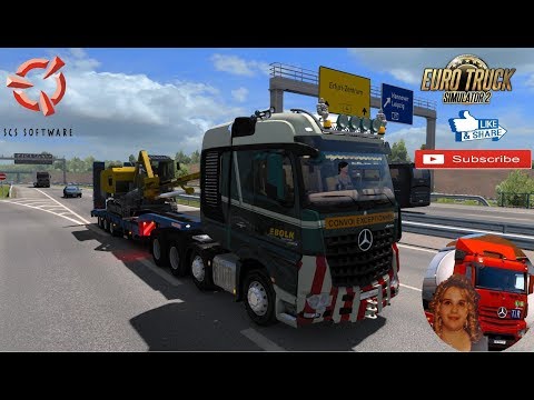 Euro Truck Simulator 2 (1.35 Beta) Big Stars Actros/Arocs SLT v 1.5.4.3 + DLC's & Mods