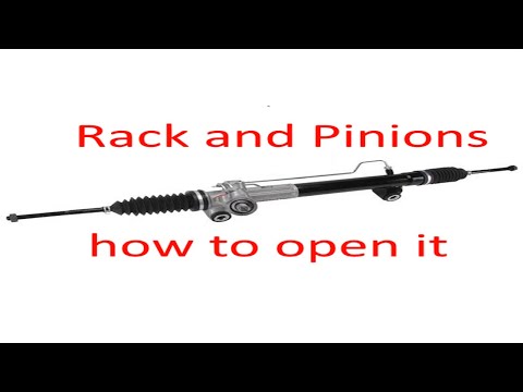 How to disassemble power steering rack and pinion at Home