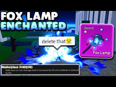 I Enchanted The FOX LAMP, And Now It's INSANE... (Blox Fruits)