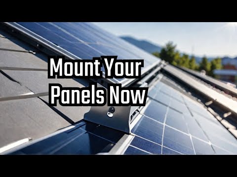 EcoWorthy Solar Bracket Installation Start to Finish