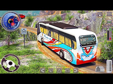 Uphill Offroad Bus Simulator - Mountain Driving Bus Game 3D | Android Gameplay