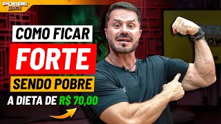 COMO FICAR FORTE  E TREINAR GASTANDO POUCO | Renato Cariani no Pobre Show