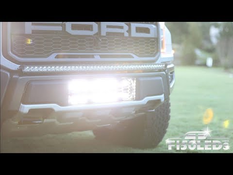 2017-18 F150 RAPTOR LOWER INTAKE LED BAR SYSTEM INSTALL F150LEDS