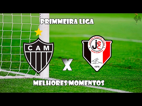 Melhores momentos Atlético MG 2 x 0 Joinville - Primeira Liga