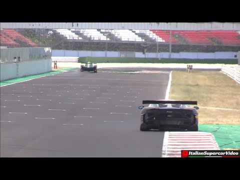 Lamborghini Gallardo R EX GT3 FL2 by Reiter Engineering EPIC V10 Engine Sound Misano Test 2020