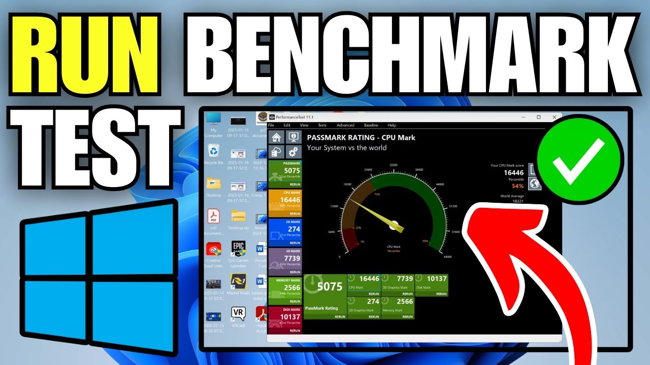 How To Run Computer Performance Benchmark Test on Windows 11