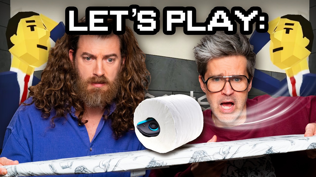 Let's Play A Video Game With Toilet Paper??