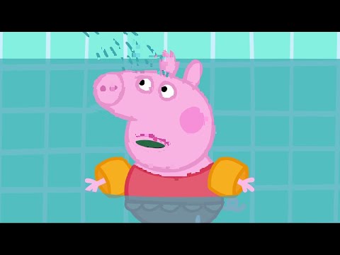 Peppa Gris | Svømming | Barns Tegneseries