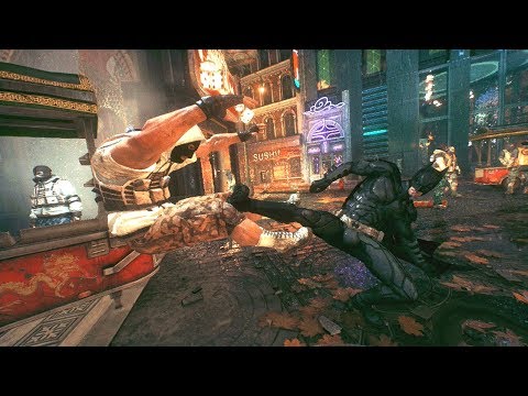 Batman Arkham Knight: Brutal Combat Gameplay - Free Roam & Combos - Compilation Vol.6