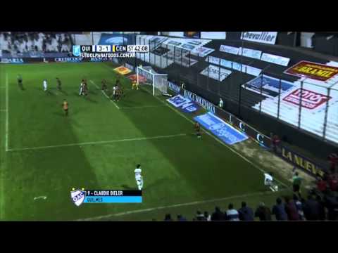 Gol de Bieler. Quilmes 3  - Central 1. Fecha 20. Primera División 2015. FPT.