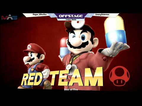 Plague_2 / InC|PowPow vs Greasy / Solarman - Losers Semis Doubles - Offstage 35 w/ SSB4