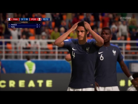 FIFA18 WORLD CUP 2018 - walkthrough PART 1 FRANCE - GROUP STAGE