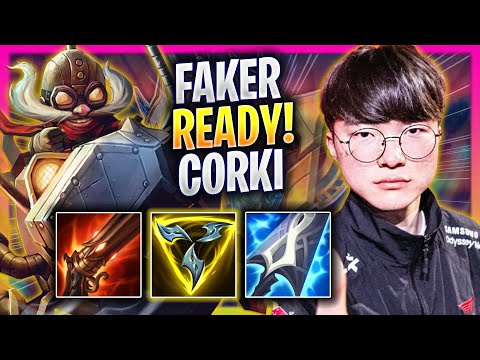 FAKER IS READY TO PLAY CORKI! - T1 Faker Plays Corki MID vs Lucian! | Season 2024