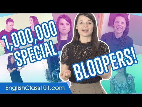 100万人の購読者 EnglishClass101 Bloopers (1 Million Subscribers EnglishClass101 Bloopers)