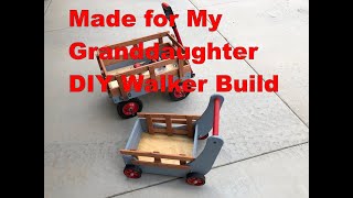 Handmade Baby Walker | DIY Woodworking Gift for My Granddaughter