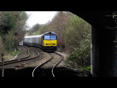 GBRf Class 60 No. 60002 on 6E09 Liverpool Biomass Tml - Drax Aes @ Denton on 15.03.19 - HD