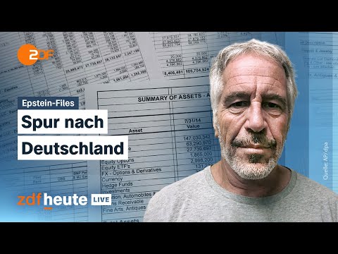 Epstein-Files: Wie ein deutscher Forscher mit Epstein Karriere machte | Recherche bei ZDFheute live