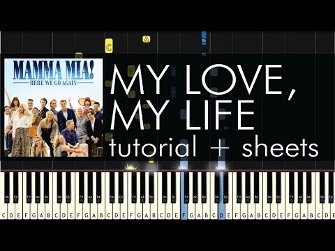 My Love My Life - ABBA piano tutorial