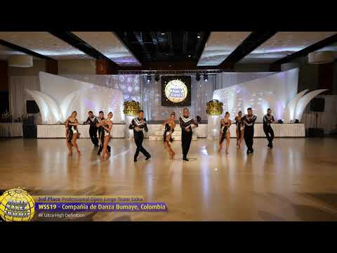 WSS19 - Compañía de Danza Bumaye Pro Open Large Team Salsa 3rd Place