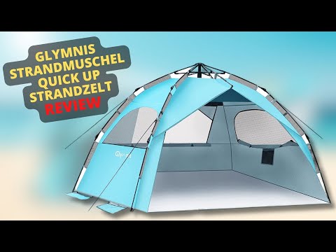 Glymnis Strandmuschel Quick Up Strandzelt für 4 bis 6 Personen Review
