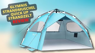 Glymnis Strandmuschel Quick Up Strandzelt für 4 bis 6 Personen Review