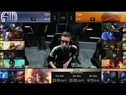 TSM vs FOX Game 3 - Bjergsen vs Froggen - NA LCS 2016 Summer 2016 W4D2