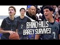 PRIME Chino Hills BARELY SURVIVES FRESHMAN LaMelo CLUTCH FREE THROW Lonzo OFF DAY TRIPLE DOUBLE
