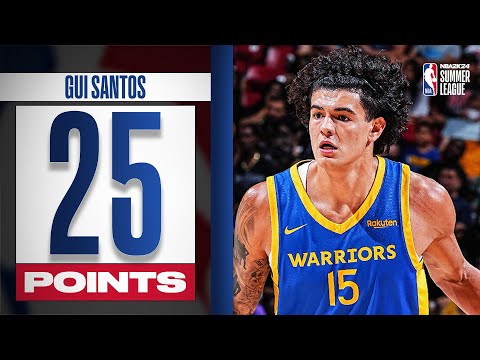 Warriors Gui Santos Drops 25 PTS, 7 REB, 2 STL In Summer League!