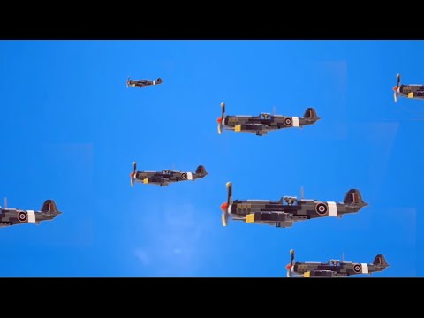 Lego WW2 - Airplane Battle - Stopmotion Animation
