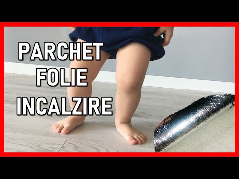 Parchetul si folia peste INCALZIRE electrica in pardoseala #iCONFORT