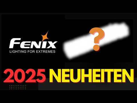 Fenix ​​flashlight innovations 2025 in the new Fenix ​​catalog
