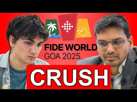 CRUSH | Harikrishna vs Dardha | World Cup 2025 Round 3 Game 1