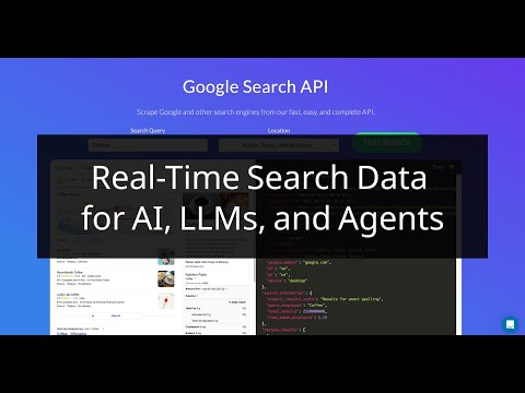 Web Search API for AI Agents, LLMs, and Your Apps - SerpApi