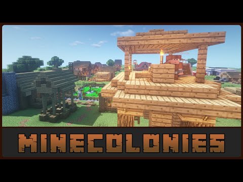Minecraft - Minecolonies Mod Showcase [Forge 1.14.4]