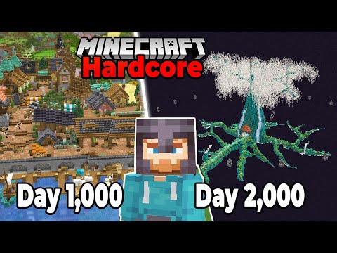 I Survived 2,000 Days in Hardcore Minecraft Survival [MOVIE]