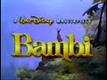 Walt Disney S Bambi Fully Restored 55th Anniversary Limited Edition Commercial 1997