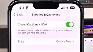 How to use Subtitles and Captioning accessibility feature on iPhone