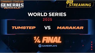 🔥 Епічна 1/4 World Series 2025 | TumStep vs Marakar (BO13) | Generals Zero Hour 🇺🇦 LIVE