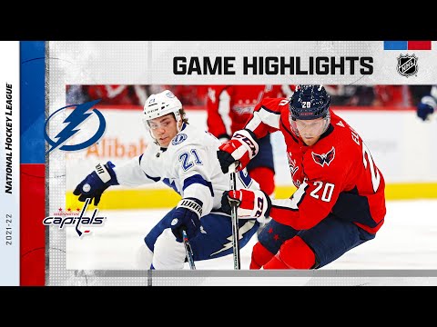 Lightning @ Capitals 10/16/21 | NHL Highlights