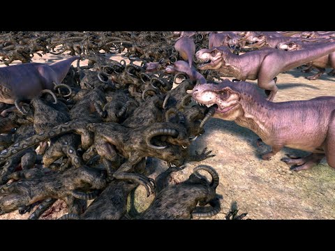 5,000 Chemira VS. 2,000 T-REX - Ultimate Epic Battle Simulator - UEBS