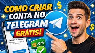 Como criar conta no telegram grátis