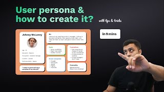 Creating a user persona (template in description)