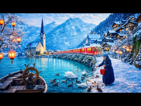 TESORI NASCOSTI di Hallstatt 🇦🇹 Vita isolata in inverno – Gioiello delle Alpi d’Austria